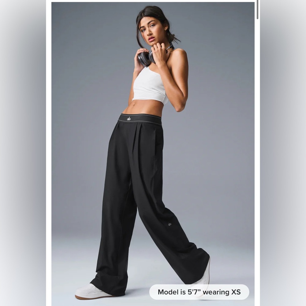 ALO SUIT UP TROUSER (regular) black S